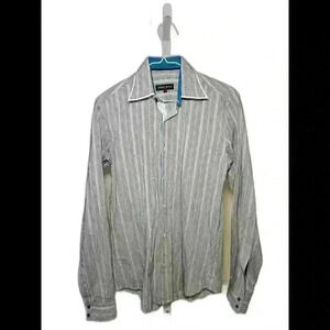Ismail Farid Striped Long Sleeve Shirt for Men S